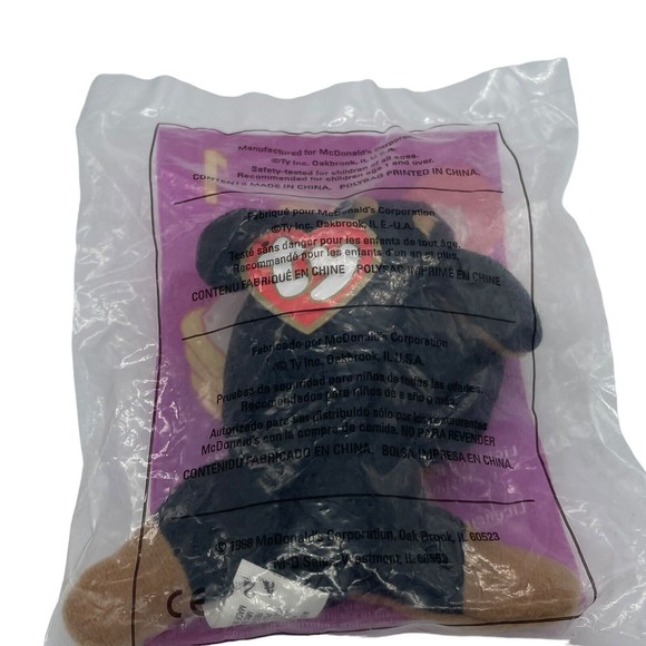 Ty Beanie Baby 1996  Doby the Doberman PVC Pellets & Sealed Teenie Beanie Set - Picture 12 of 12